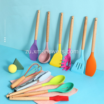 Amagajethi ekhishi enziwe ngokwezifiso ze-silicone spatula imimese ekhuhlayo